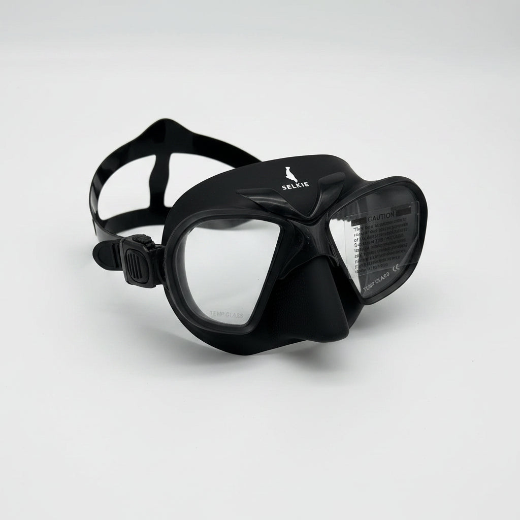 Ultra-low volume 65cc Freediving Mask