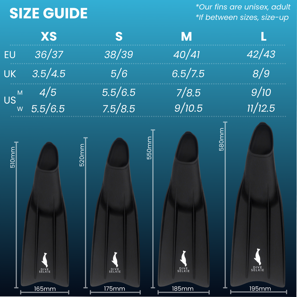 Silicone Short Freediving Fins