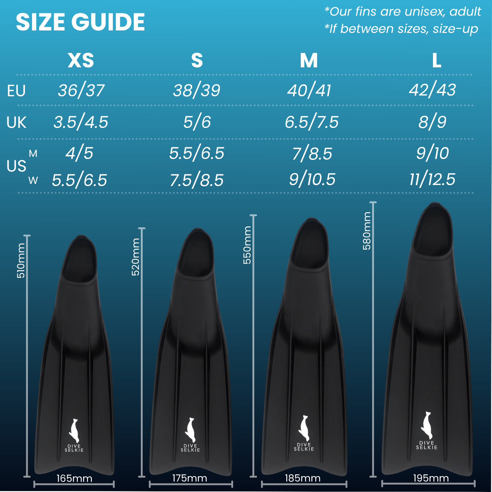 Silicone Short Freediving Fins