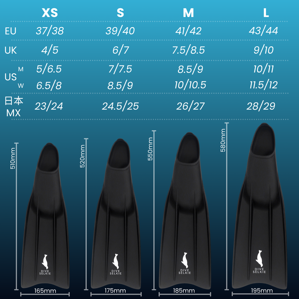 Fins and Mask Freediving Starter Set