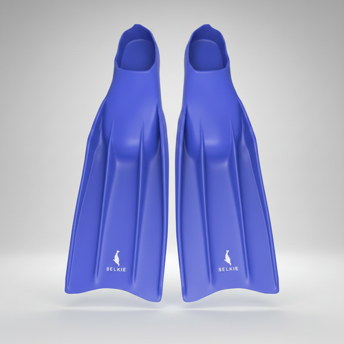 Dive Selkie Silicone Short Freediving Diving Spearfishing Fins Flippers